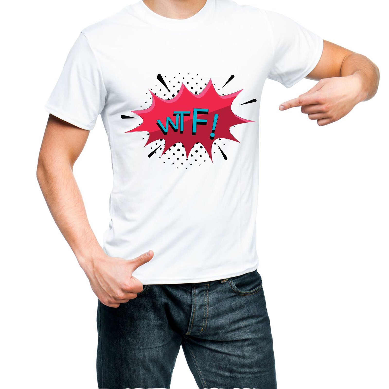 Fantaboy WTF Printed T-shirt